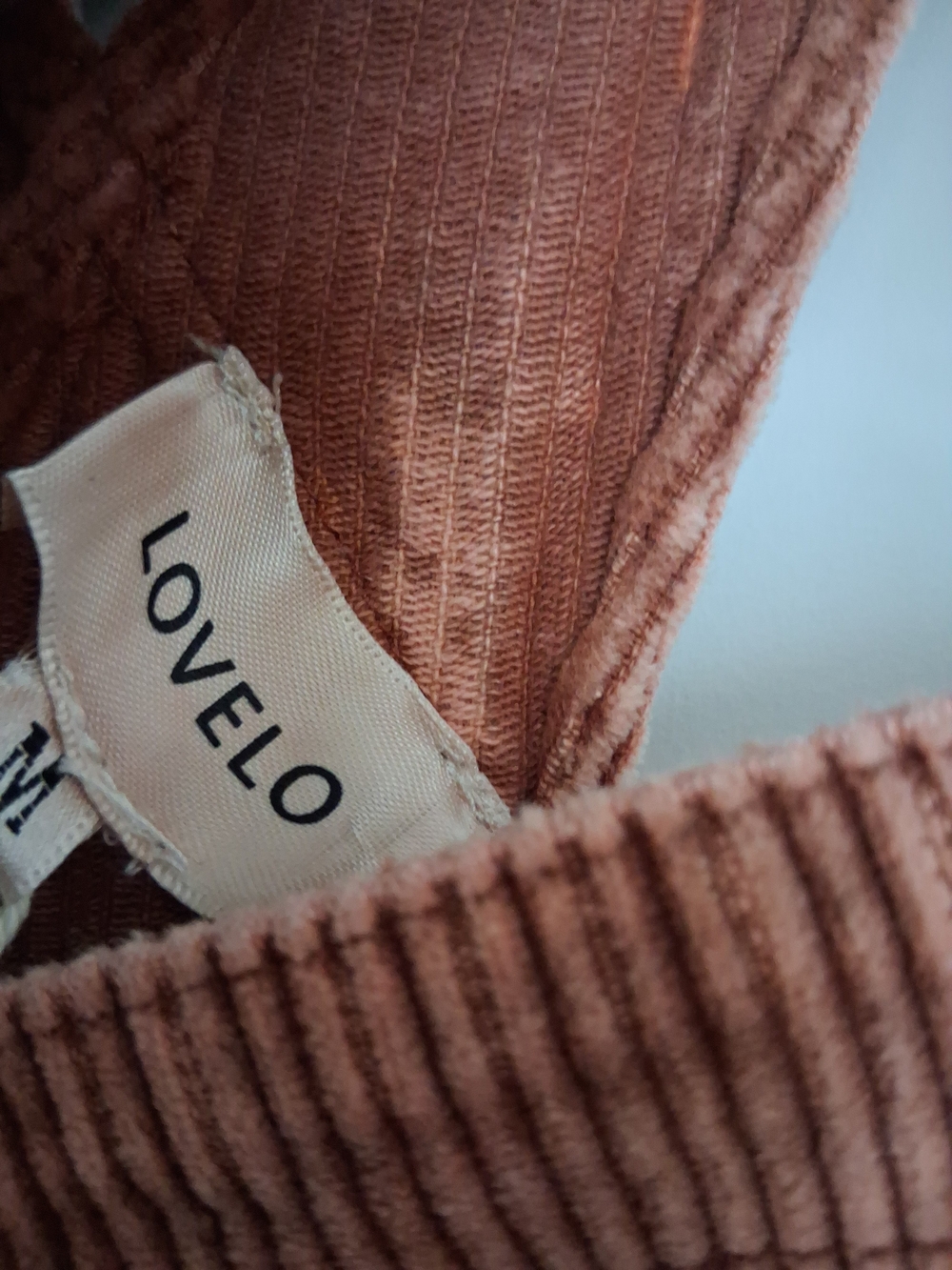 Love Lovelo Ribbed Jumpsuit in Mauve Brown